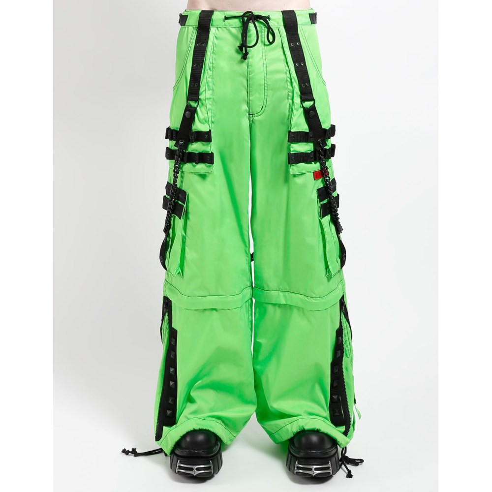 Tripp NYC - Space Out Neon Wijde broek - Groen